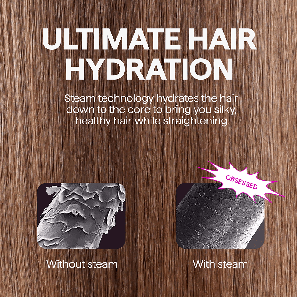 Steam Straightener Brush